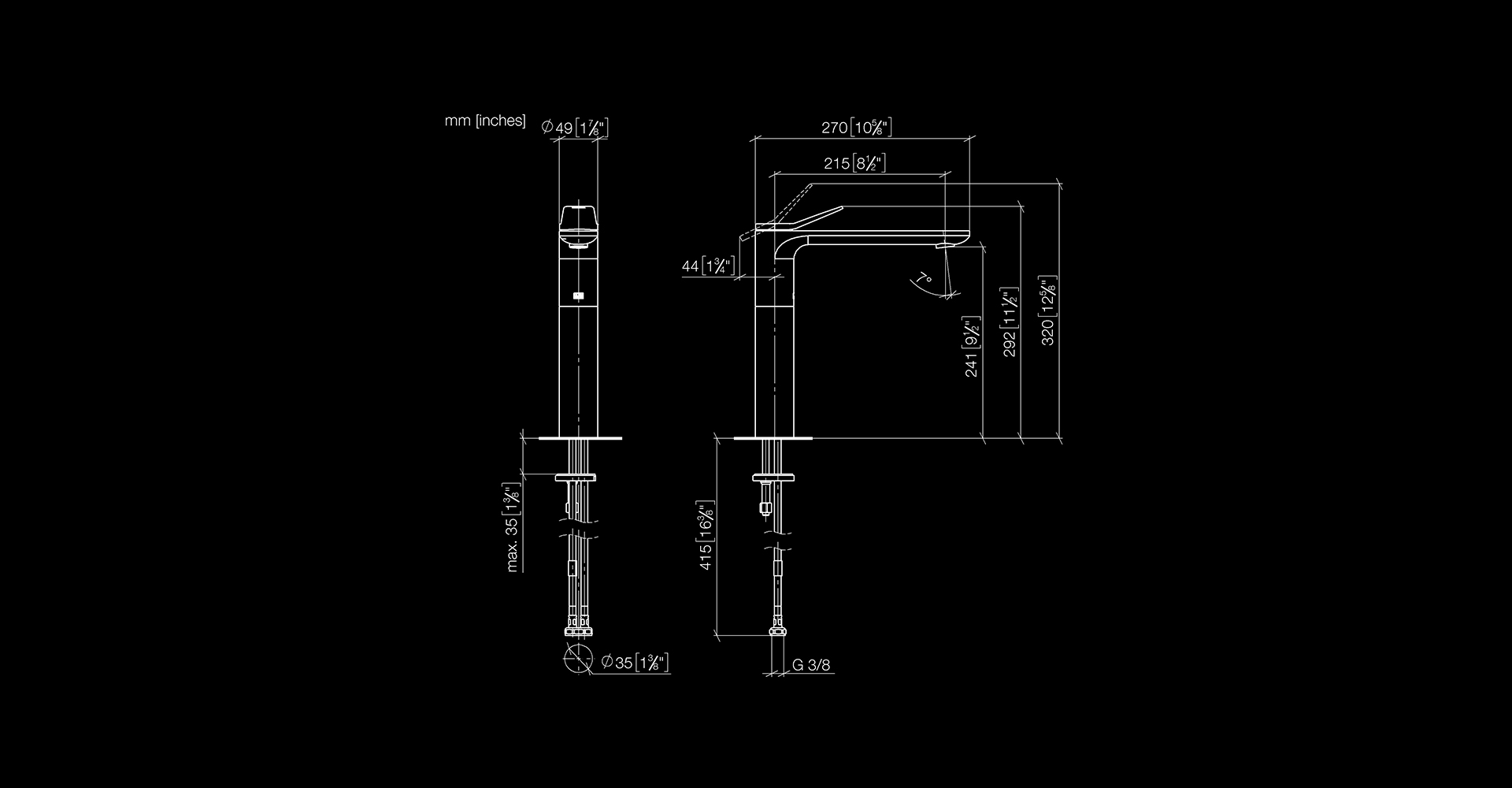 LISSE tap black 2