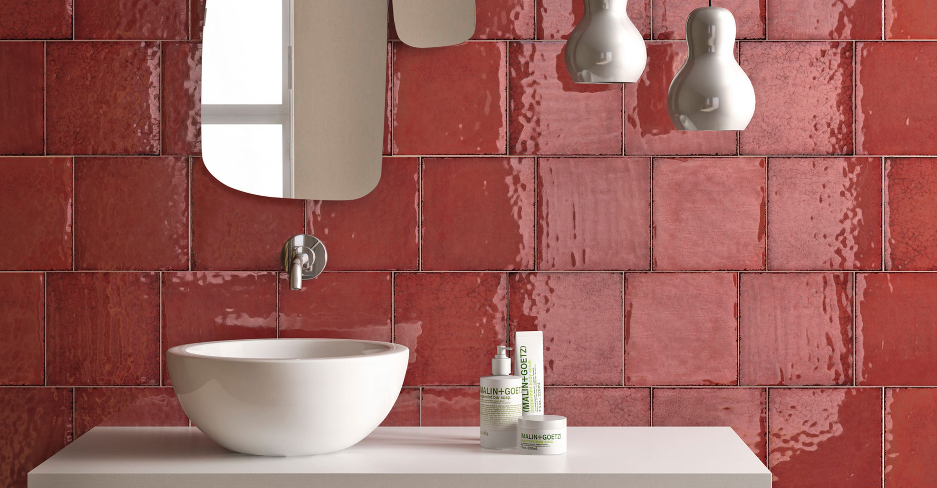 MAIOLICA ROSSO glossy