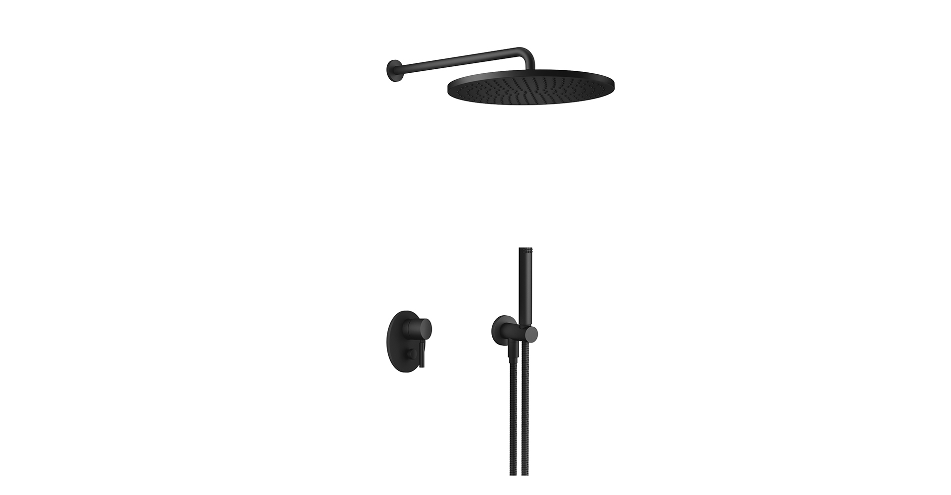 META shower matt black 3