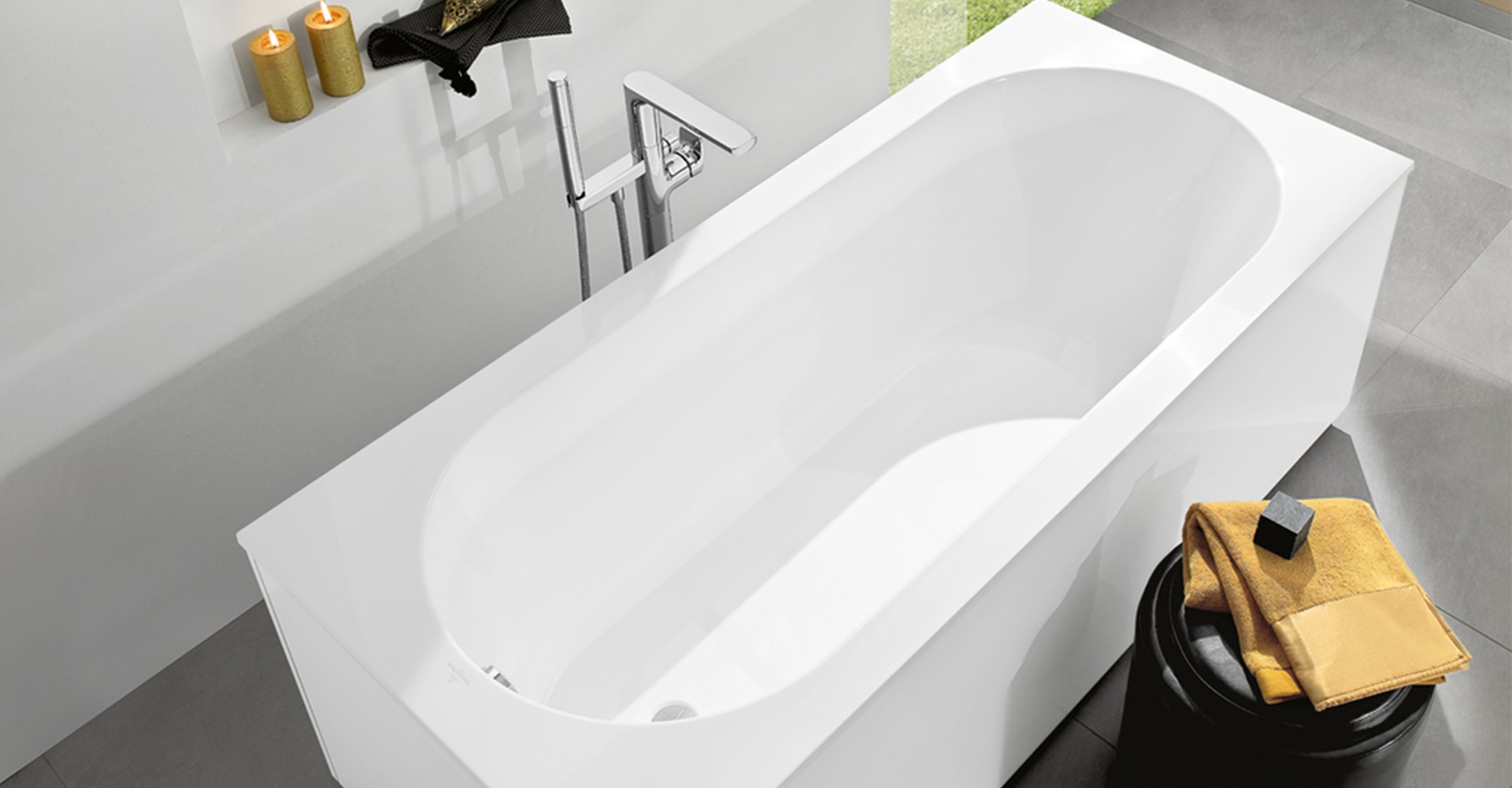 OBERON 170x75 cm bath