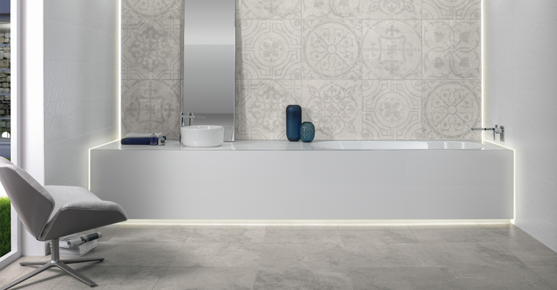 OBERON 170x75 cm bath