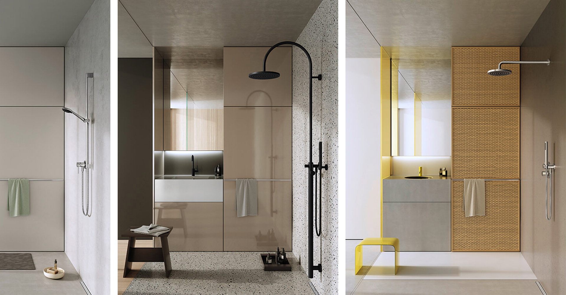 META shower chrome