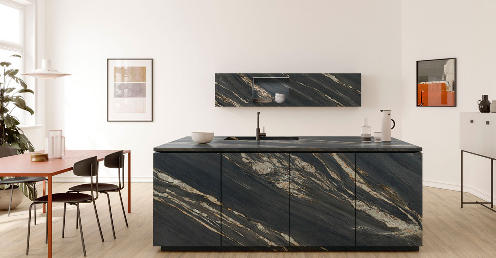 TROPICAL BLACK silk